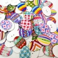 thumbnail image 4 of Craft DIY Mixed 100 PCs Wooden Painting Fit Sewing Easter Eggs Buttons 2Hole Home, 4 of 6