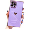 thumbnail image 2 of Compatible con iPhone 13 Pro Max Case Square Cute Luxury Lente de cámara completa Adepaton CZDZ-HY227-3, 2 of 5