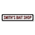 thumbnail image 2 of Bait Shop Novelty Sign, Metal Wall Decor - 4x18 inches, 2 of 4