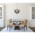 thumbnail image 4 of Sydney 9 light Polished nickel Chandelier Silver Shade (Grey) Royal Cut Crystal, 4 of 9