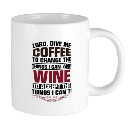 

CafePress - Coffee And Wine Mugs - 20 oz Ceramic Mega Mug