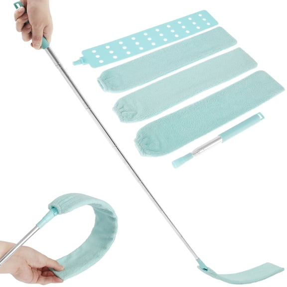 Toorise Retractable Gap Dust Cleaner Brush with Long Handle (9 to 37 inches),Microfiber Hand Duster,Telescopic Dust Brush for Wet and Dry,Under Appliance/Refrigerator/Furniture Cleaning Tool