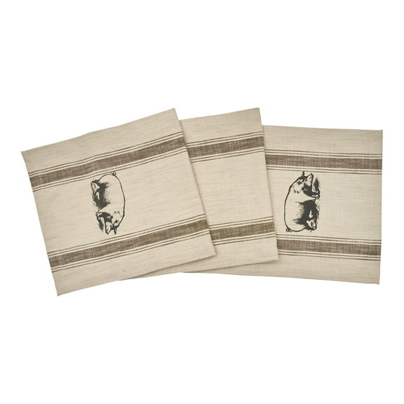 13" x 72" Pig Feed Sack Table Runner