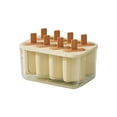 thumbnail image 3 of Stackable Ice Cream Molds with 8 Compartments | Reusable Food-Grade Silicone | Easy Demold for Homemade Gelato, Sorbet & Yogurt Pops | Dishwasher Safe, 3 of 9