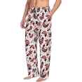 thumbnail image 6 of Sigee Cute Chickens print Men's Pajama Pants Lounge Sleep Bottoms with Elastic Waistband and Pockets-Large, 6 of 6