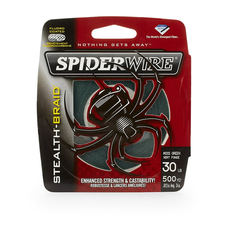 SpiderWire Stealth® Superline, Moss Green, 30lb | 13.6kg Fishing Line