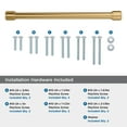 thumbnail image 5 of Amerock Faircrest 12 inch (305mm) Center-to-Center Champagne Bronze Appliance Pull, 5 of 7