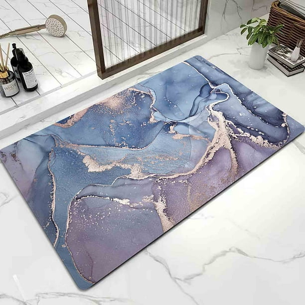 Decoración del hogar, alfombras, tapetes de baño, tapetes, alfombra, tapete para baño, tapete para puerta de baño, almohadilla absorbente de agua, tapete de secado rápido y lavable.