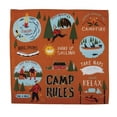 thumbnail image 3 of Primitives by Kathy Dish Towel Camp Rules, 3 of 3