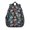 Football and Sneaker, variant on Football and Sneaker Black Pattern Backpack for School, Cute School Bag with Adjustable Shoulder Straps and Padded Back, 15"x11.42"x5.5"
