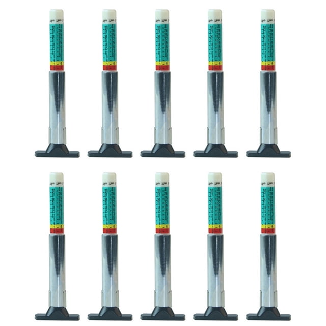 10pcs Depth Gauge Tyre Tread Auto Car 0-25mm Measurement Tool Extraction Tools Calibration Practical Fix Auto Car Body Equipment