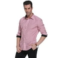 thumbnail image 4 of Purcoar Blouses for men Blouse elegant mens Work Blouses Blouse for men, 4 of 5