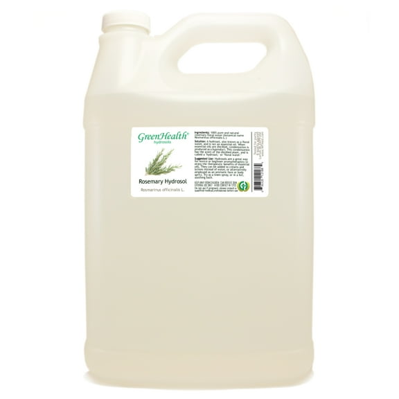 Rosemary Hydrosol - 1 Gallon - Clear Plastic Jug w/ Cap