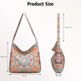 thumbnail image 2 of Sac de Courses en Toile Réutilisable avec Design Mandala et Art Folklorique – Motif Tribal Boho pour Consommateurs Éco-Responsables, 2 of 5