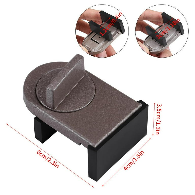 ibasenice Window Security Lock Window Locks Sliding Door Lock Window Bars  Window Stopper Window Guards for Children Child Safety Cabinet Child Lock