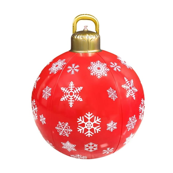 Agiferg Boule de Décoration Lumineuse Gonflable de Noël pour la Décoration d'Arbre de Piscine de Jardin de Vacances