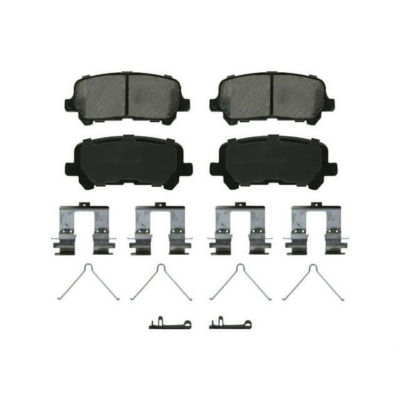Rear Brake Pad Set - Compatible with 2012 - 2015 Honda Pilot 2013 2014