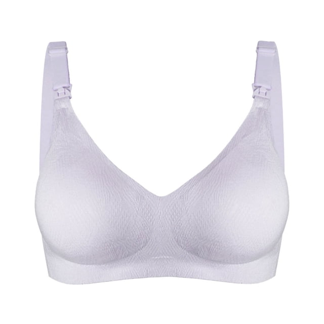 Timegard Bras for Women Wireless Adjustable Strap Full Support Soft Comfortable Deep V Bra Sleep Bralette