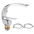 thumbnail image 2 of Bathroom Sink Faucet, Easy To  Bathroom Faucet Deck Installation Type Easy To Install Hot Cold Water Mixer Tap  For Wash Basins For Bathroom For Bar Sinks, 2 of 8