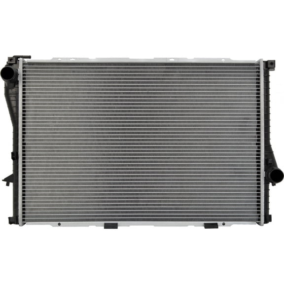 For BMW 525i / 528i / 530i Radiator 1999-2003 | 2.5L / 2.8L / 3.0L | V6 | Plastic / Aluminum w/ AT For BM3010109 | 17111436060