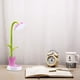 thumbnail image 5 of Lámpara de escritorio para niños Girasol LED Lámpara de mesa de carga Soporte Protección para los ojos Escritorio pequeño plegable para lectura, brillo ajustable - Rosa, 5 of 5