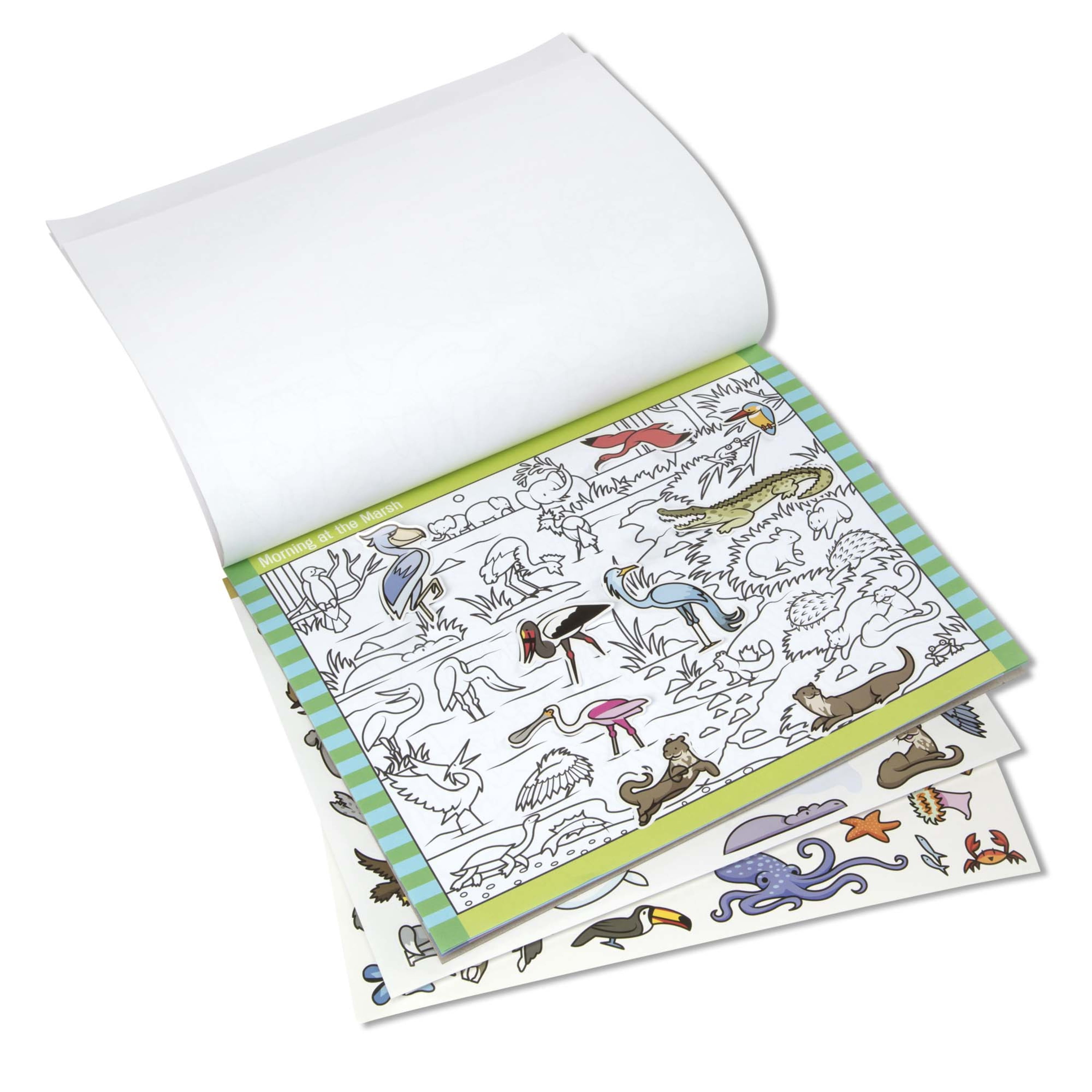 Melissa Doug Seek and Find Sticker Pad Animals 400 Stickers