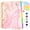 Blush Marble, variant on FOCUS DAY A5 Spiral Notebook Journal, 5 Subject Notebook with Removable Dividers, 300 Pages 100GSM Thick Paper, 2 Stickers. Inner Pocket, Hardcover Lined Notebook for Women/Men, 6.1" x 8.4"