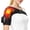Black, variant on Heated Shoulder Wrap with Massage for Muscle Relief with 3 Heat & Vibration Settings, Black Shoulder Massager