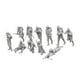 thumbnail image 2 of 11 figuras en miniatura, figuras de personas en miniatura, accesorios para casa de muñecas sin pintar 5 centímetros, 2 of 9