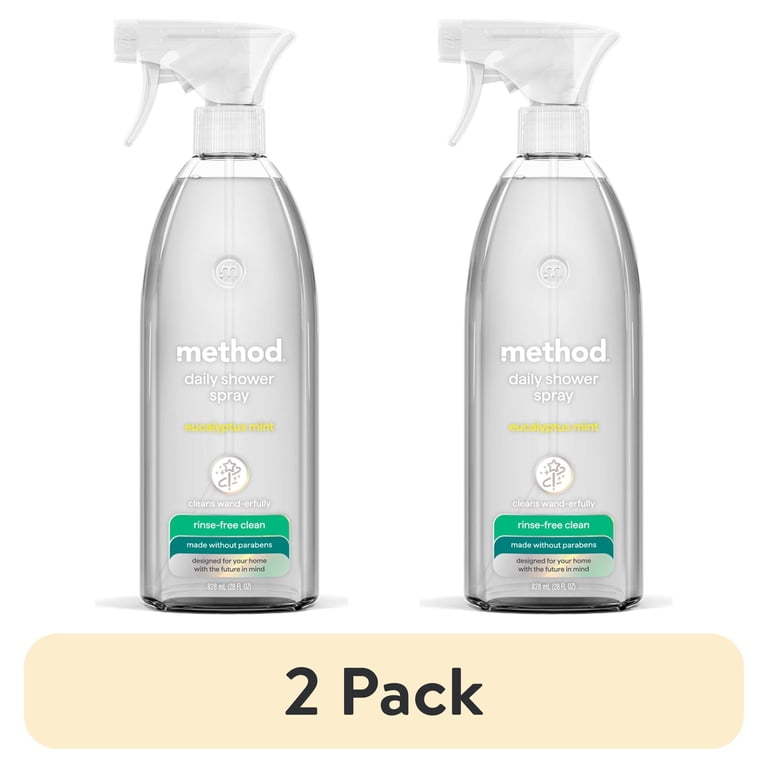 Method Daily Shower Cleaner Spray, Eucalyptus Mint, 28 Oz (2-Pack) photo 1