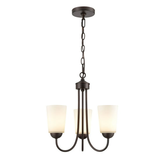 9803-RBZ-Millennium Lighting-Ivey Lake - 3 Light Chandelier-15.5 Inch Tall and 15 Inch Wide -Traditional Installation