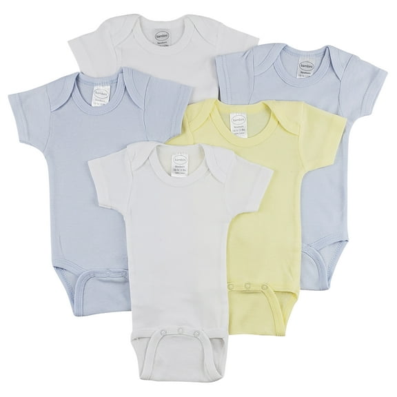 Bambini Short Sleeve One Piece 5 Pack