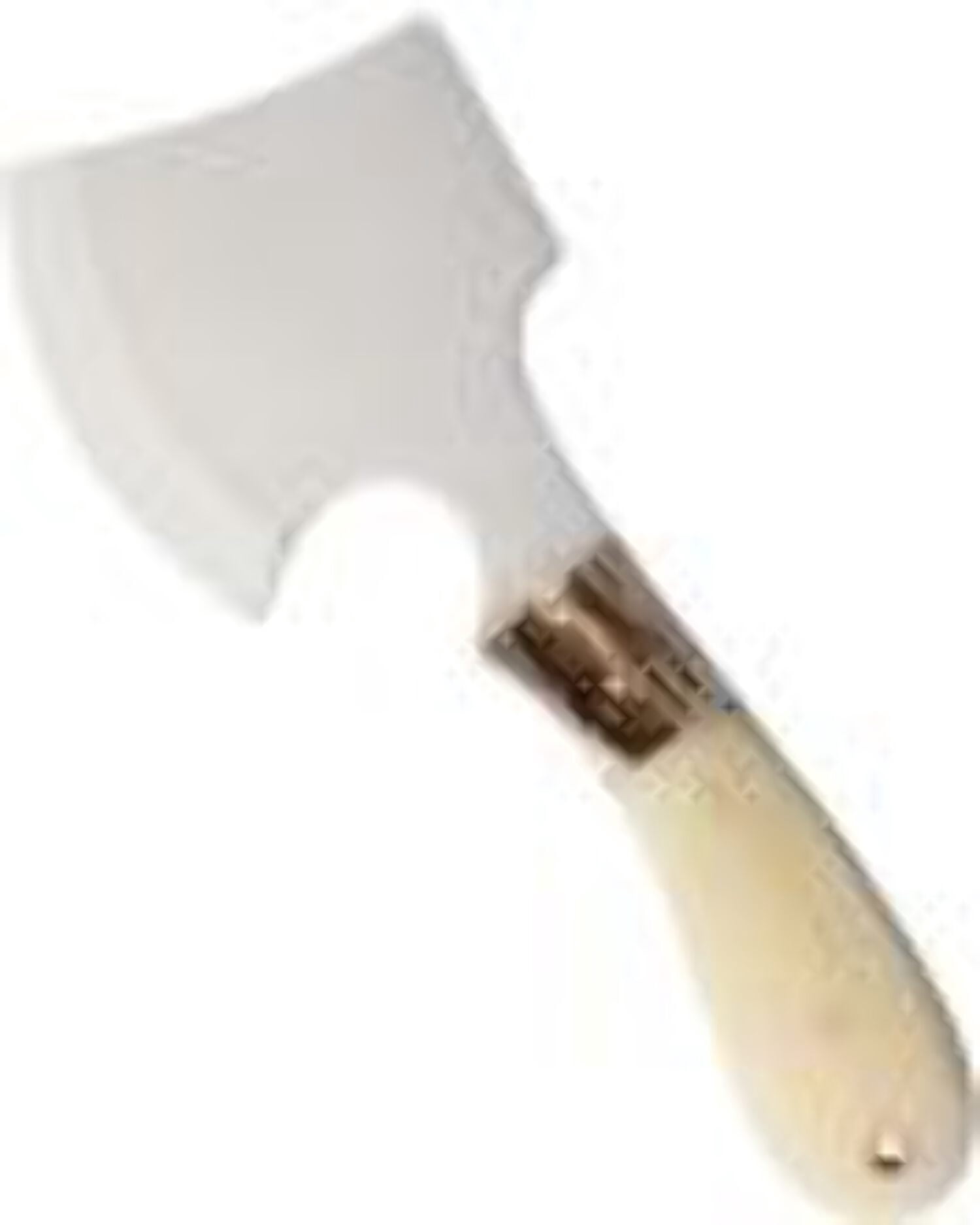 Marbles 826 Hatchet Axe with White Smooth Bone Handle