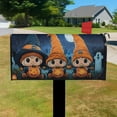 thumbnail image 3 of Happy Halloween Spooky Gnomes Short Mailbox Covers,Magnetic 18x21 Inch Mailboxwrap Water Proof Reusable Halloween Box Wraps for Rustic Farmhouse Home Decor, 3 of 5