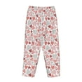 thumbnail image 5 of Xecao Hand Drawn Hearts Women's Straight Lounge Pajama Pants: The Epitome of Relaxed Sleepwear, 5 of 9