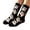 Black1, variant on Halloween Cartoon Crew Socks, Festive Pumpkin Ghost Black Cat Pattern Long Socks, Soft Cozy Casual Hosiery for Women Halloween Party Home Daily Wear Holiday Gift