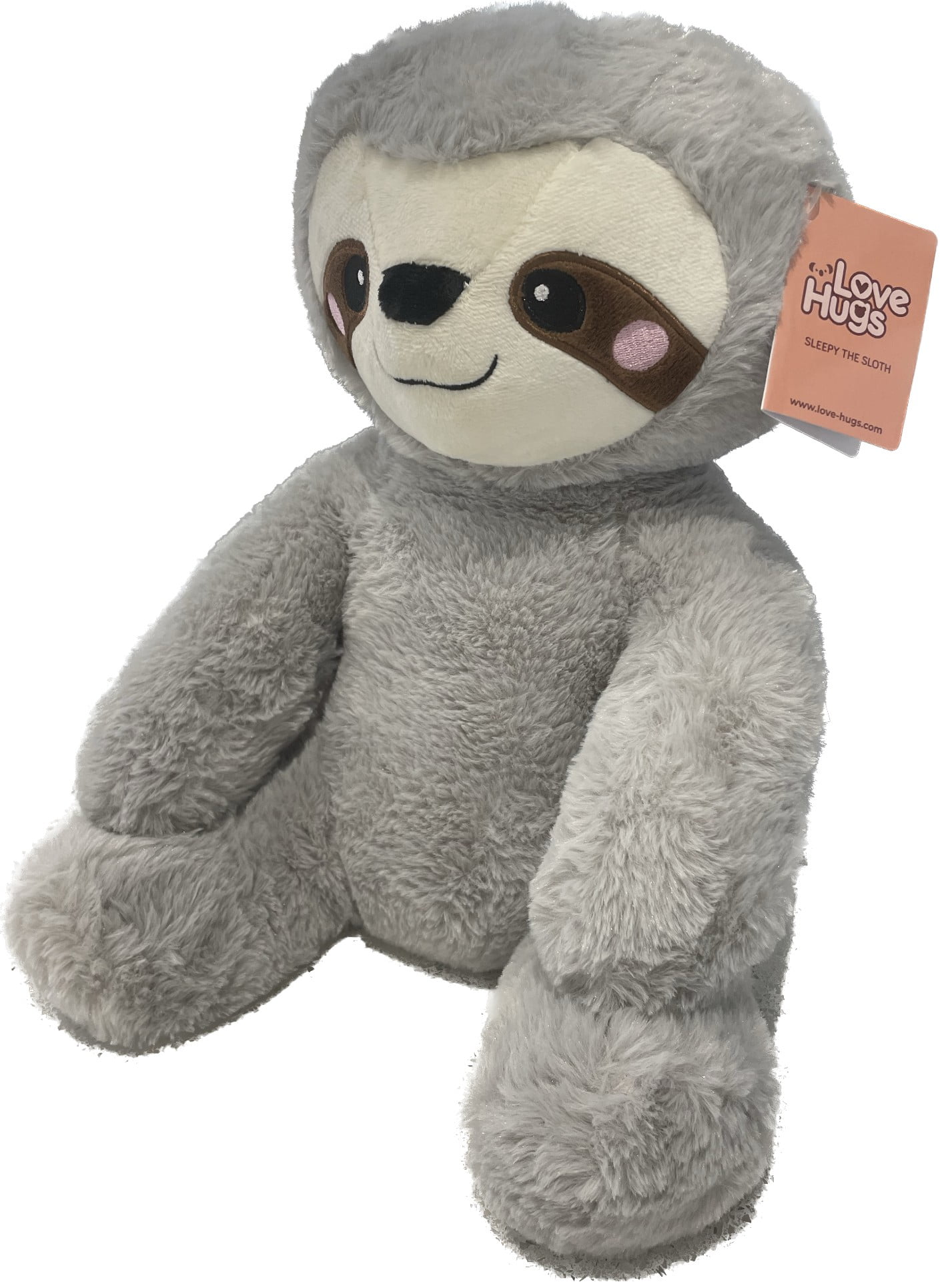 LoveHugs Weighted Stuffed Animals for Anxiety. 3.5lbs Gray Sloth