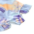 thumbnail image 3 of Baby Girls Long Sleeve Swimsuit Ruffle Zipper Rash Guard Swimwears, 3 of 6