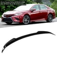 thumbnail image 1 of Spoiler, Glossy Black High Kick Trunk Lid Spoiler Refit For JDM V Style Camry XV70 2018-2020, 1 of 8