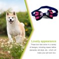 thumbnail image 1 of Colliers pour Chiens Noeuds Papillon Réglable Sangle Animaux de Compagnie Collier Mode Animaux de Compagnie Toilettage Accessoires Décorations Boucle Vêtements Chiot Chats Festival Bleu plaid, 1 of 7