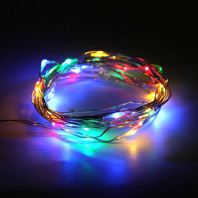 Cadena De Luces De Ahorro De Energía De Bajo Consumo De Energía, Decoración De Luces LED Fácil De Instalar, Fiestas De Cumpleaños Para Decoración De Jardín, Aniversario De