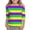 A06-Purple, variant on LRen Girls Striped Shirts Casual 3/4 Lenght Sleeve Crewneck Basic Tunic Blouse Loose Comfy Soft Tees Valentines Gifts for Kids Classroom