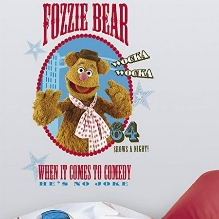 Roommates Rmk1810Gm Muppets Fozzie Peel And Stick Giant Wall Decal