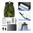 thumbnail image 4 of Easygdp Tropical Palm Leaves Fern Leaf Mochila Casual para Portátil, Mochila para Escuela, Viajes, Negocios, 4 of 6