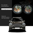 thumbnail image 2 of 2 Pcs 12V 23Mm Dual Color Switchback 4014 12 Led Drl Eagle Eye Daytime Light,2 * Dual Color Eagle Eye light,White light & yellow light, 2 of 5