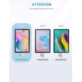 thumbnail image 3 of [Lot de 3] Protecteur d'Écran Compatible avec Samsung Galaxy Tab S6 Lite 10.4 Pouces, Verre Trempé Dureté 9H avec S Pen Compatible, Résistant aux Rayures, Sans Bulles, 3 of 8