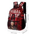 thumbnail image 2 of 3-PieceW-W-E Roman Reigns Large Capacity Anime Backpack with Lunch Bag & Pen Case | Casual Schoolbag for Travel, Outdoor, Fashion Daypack, 2 of 8