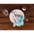 thumbnail image 3 of Vargottam Collection de Luxe Table à Dîner en Lin Décor Serviette en Coton Tissu Imprimé Serviettes Réutilisables Ensemble de 4, 20 Pouces X 20 Pouces - Oiseau & Floral, 3 of 6