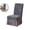 Gray, variant on Velvet Chair Cover with Skirt Stretchy Dining Room Chair Cover Chair Slipcover, Universal Furniture Protector Cover for Home, Kitchen, Banquet