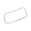 Genuine OE GM Lift Gate Glass Weatherstrip - 20963245 Fits select: 2015-2018 CHEVROLET TAHOE, 2015-2018 CHEVROLET SUBURBAN